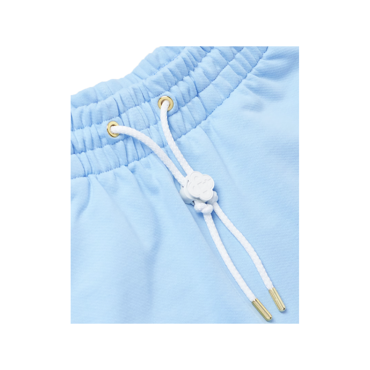 CASABLANCA ORGANIC COTTON-JERSEY SHORTS IN BLUE