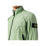 STONE ISLAND CRINKLE REPS BOMBER JACKET IN GREEN