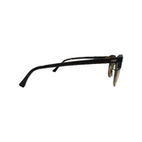 RAYBAN CLUBMASTER FLASH LENSES SUNGLASSES IN MATTE HAVANA