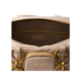 PRADA POWDER PINK DANGLE MEDIUM TOP HANDLE BAG