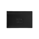 CELINE HOMME TRIOMPHE LOGO-EMBOSSED LEATHER CARDHOLDER IN BLACK