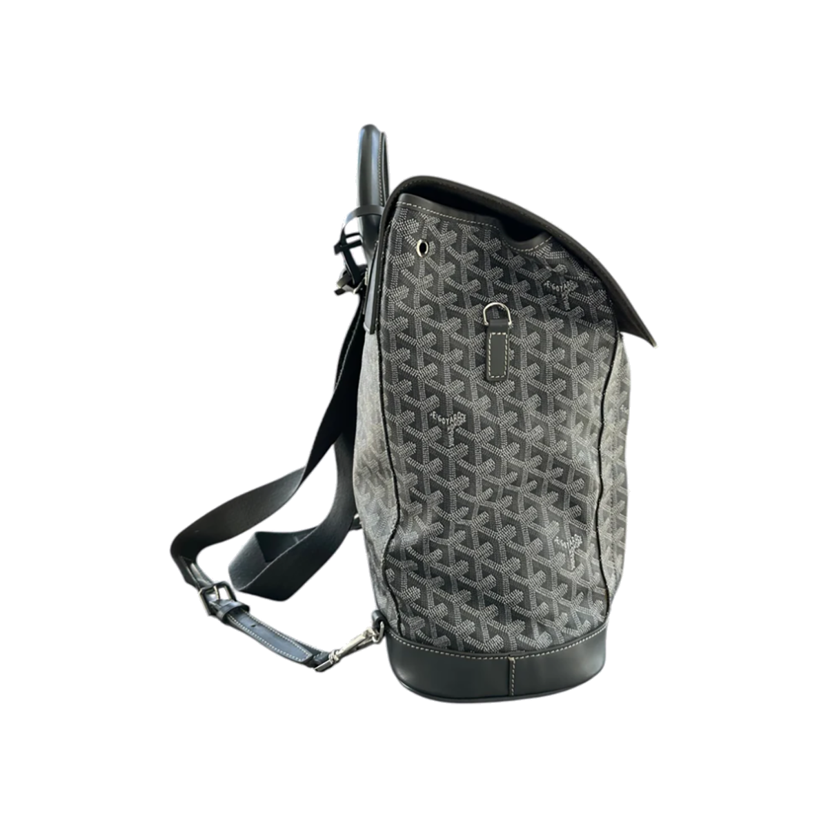 GOYARD MONOGRAM ALPIN BACKPACK IN GREY