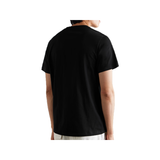 LOEWE EMBROIDERED COTTON T-SHIRT IN BLACK