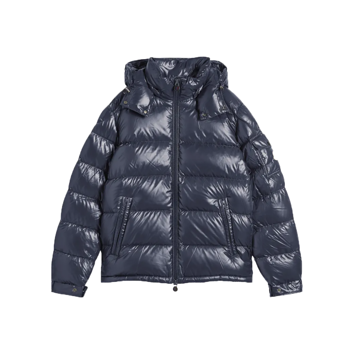MONCLER MAYA DOWN JACKET IN NAVY BLUE