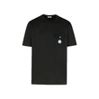 MONCLER POCKET DETAILED CREW NECK T-SHIRT IN BLACK