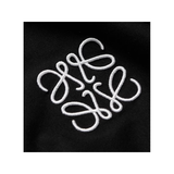 LOEWE EMBROIDERED COTTON T-SHIRT IN BLACK