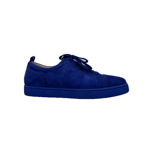 PRELOVED CHRISTIAN LOUBOUTIN LOW TRAINERS IN BLUE