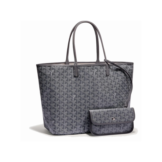 GOYARD ST LOUIS PM TOTE BAG IN GREY