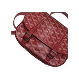 PRELOVED GOYARD BELVEDERE PM MESSENGER BAG IN RED