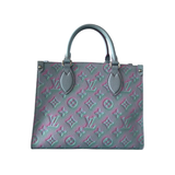 PRELOVED LOUIS VUITTON BLUE&PURPLE STARDUST EMPREINTE ON THE GO PM