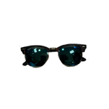 RAYBAN CLUBMASTER FLASH LENSES SUNGLASSES IN MATTE HAVANA