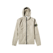 STONE ISLAND SUPIMA COTTON STRETCH HOODED JACKET IN BEIGE