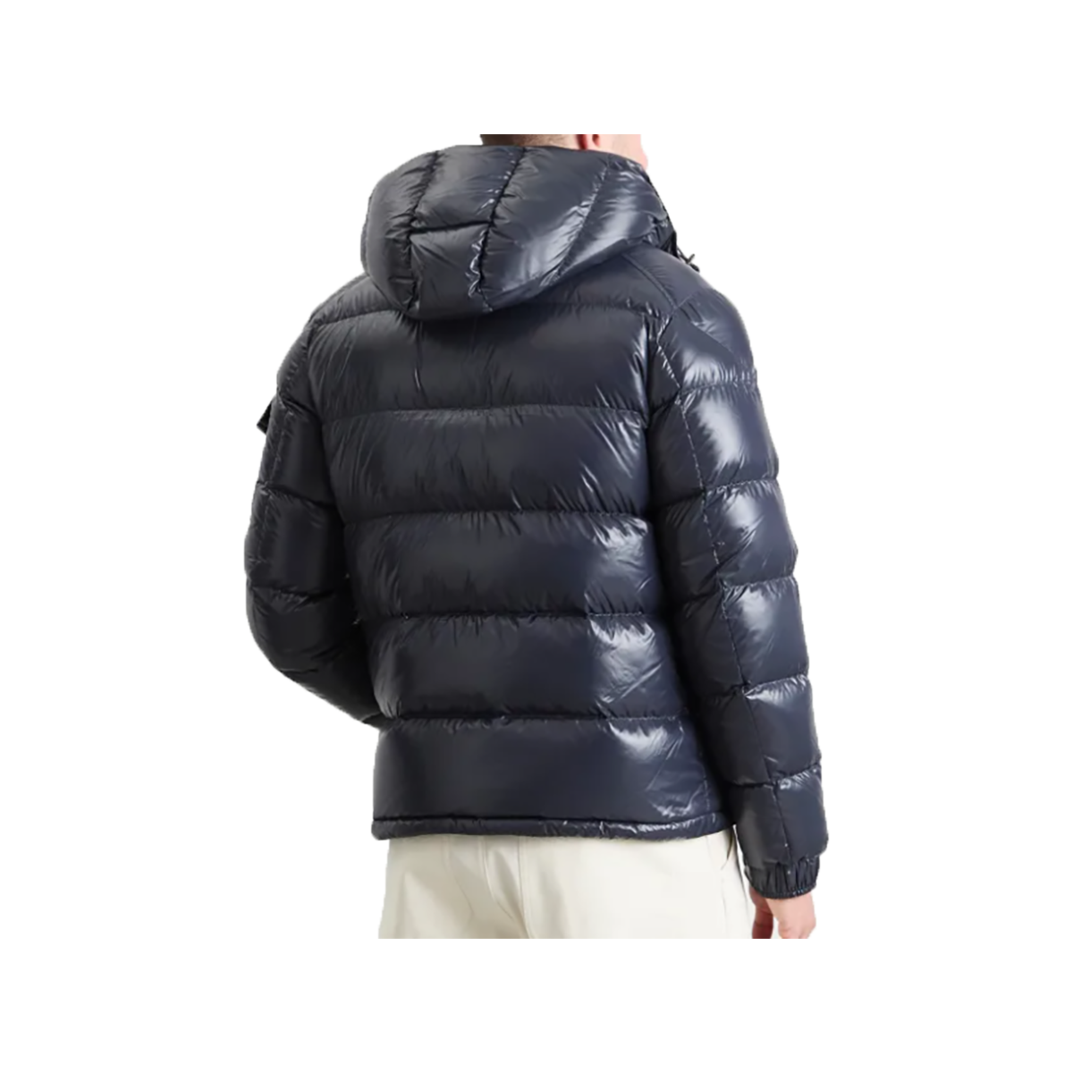MONCLER MAYA DOWN JACKET IN NAVY BLUE
