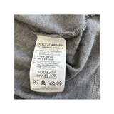PRELOVED DOLCE & GABBANA V-NECK T-SHIRT IN GRAY