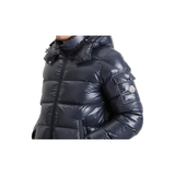 MONCLER MAYA DOWN JACKET IN NAVY BLUE