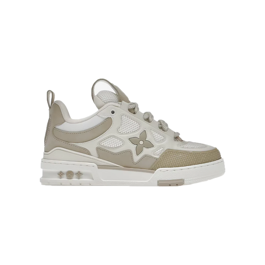 LOUIS VUITTON MONOGRAM FLOWER TRAINERS IN BEIGE