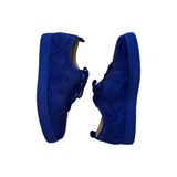 PRELOVED CHRISTIAN LOUBOUTIN LOW TRAINERS IN BLUE