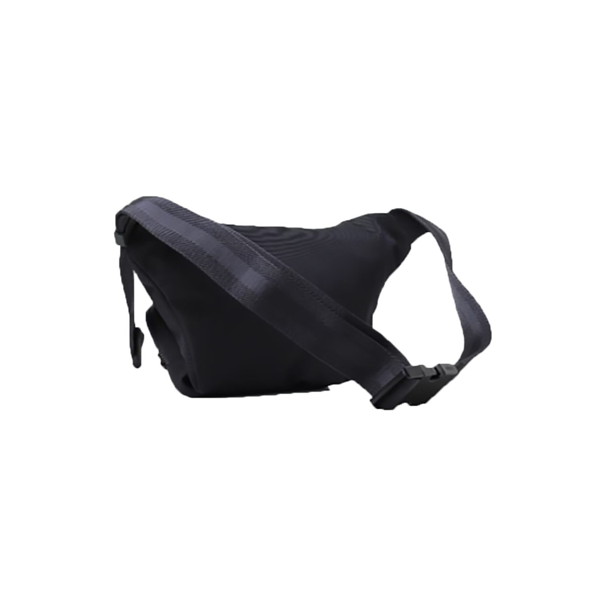 BOSS LOGO PRINT BELT BAG IN BLACK
