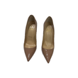 PRELOVED CHRISTIAN LOUBOUTIN PATENT LEATHER HEELS IN NUDE