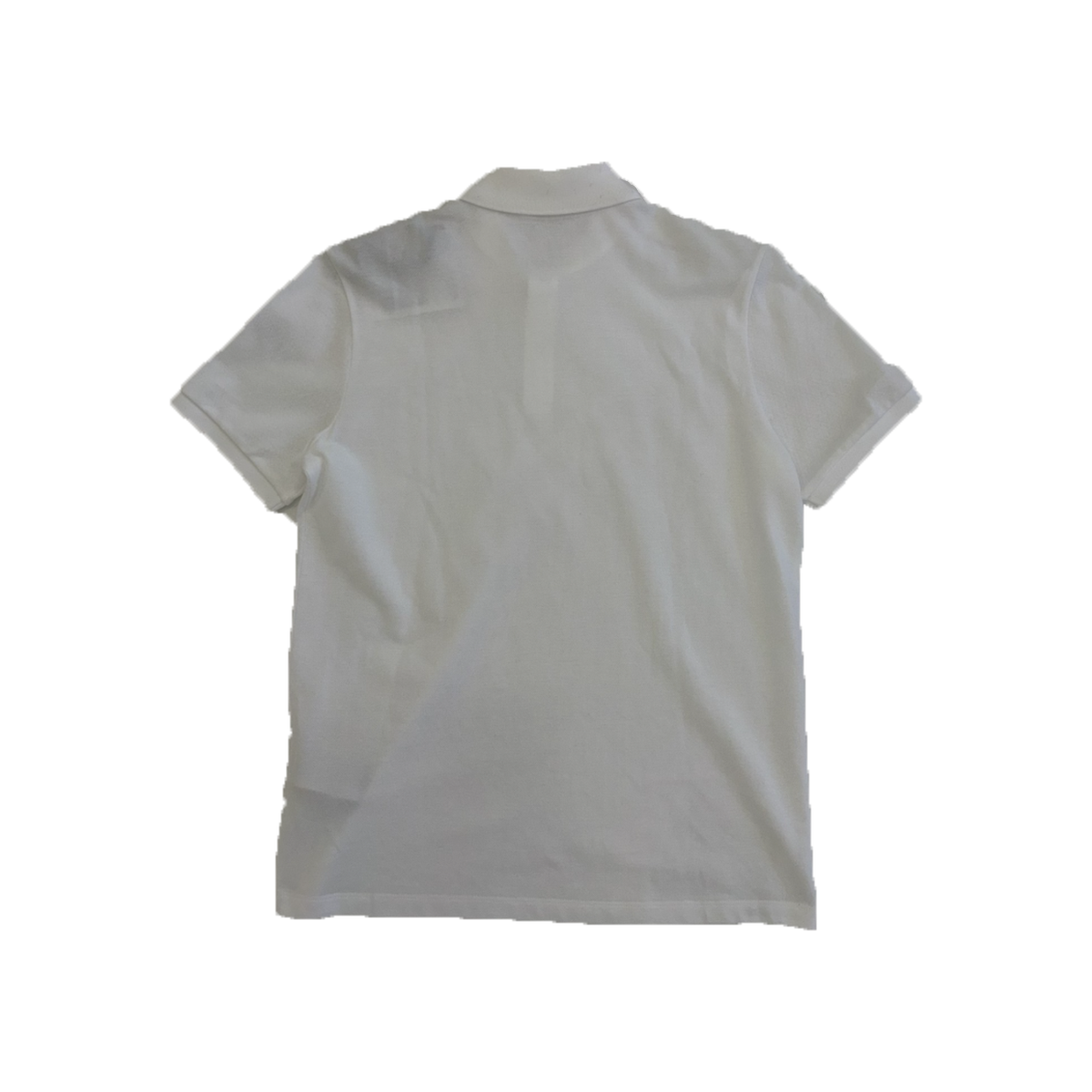 MONCLER TRICOLOUR POLO SHIRT IN WHITE