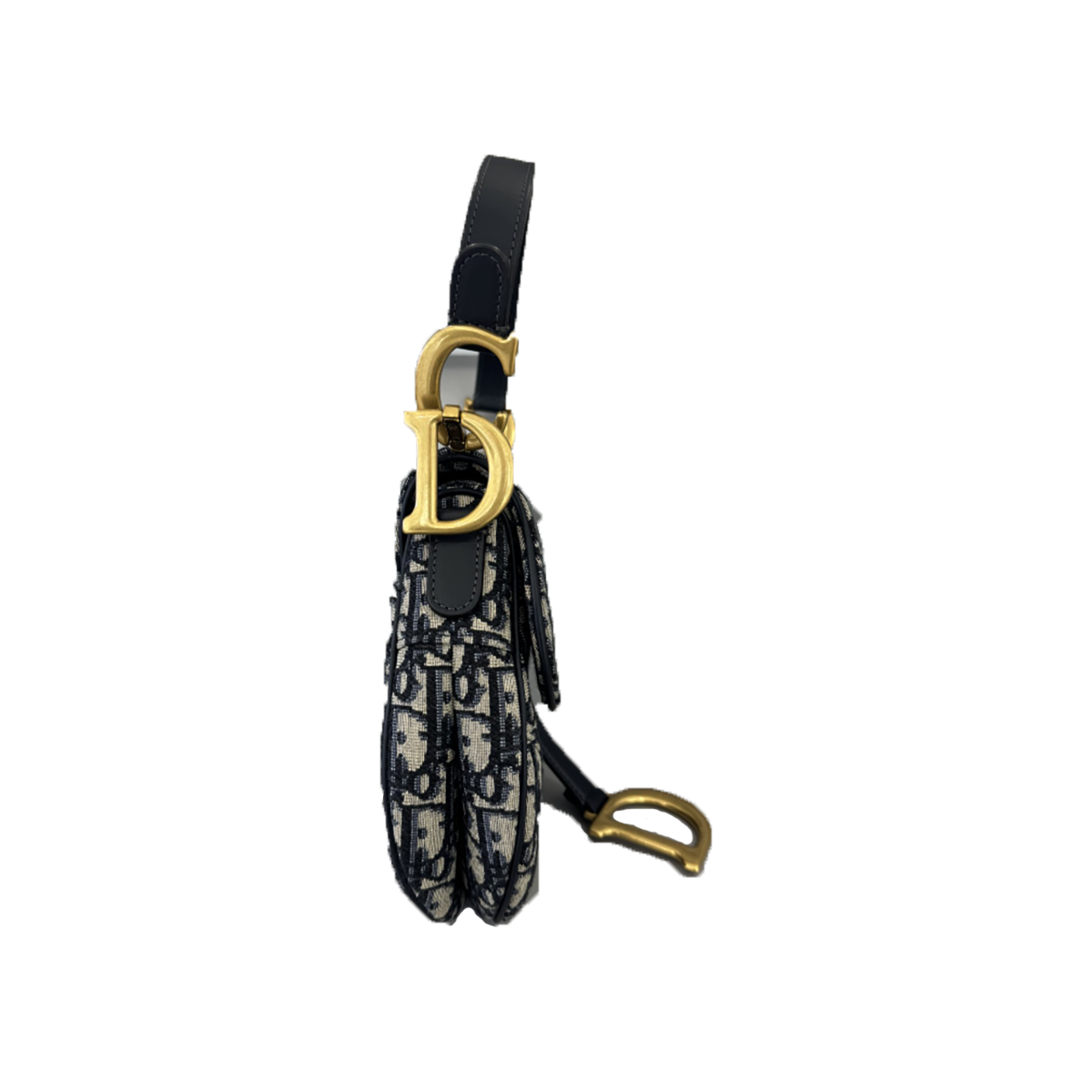 PRELOVED DIOR OBLIQUE JACQUARD SADDLE BAG