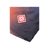 CASABLANCA STRAIGHT-LEG DEGRADE LOGO SWIM SHORTS