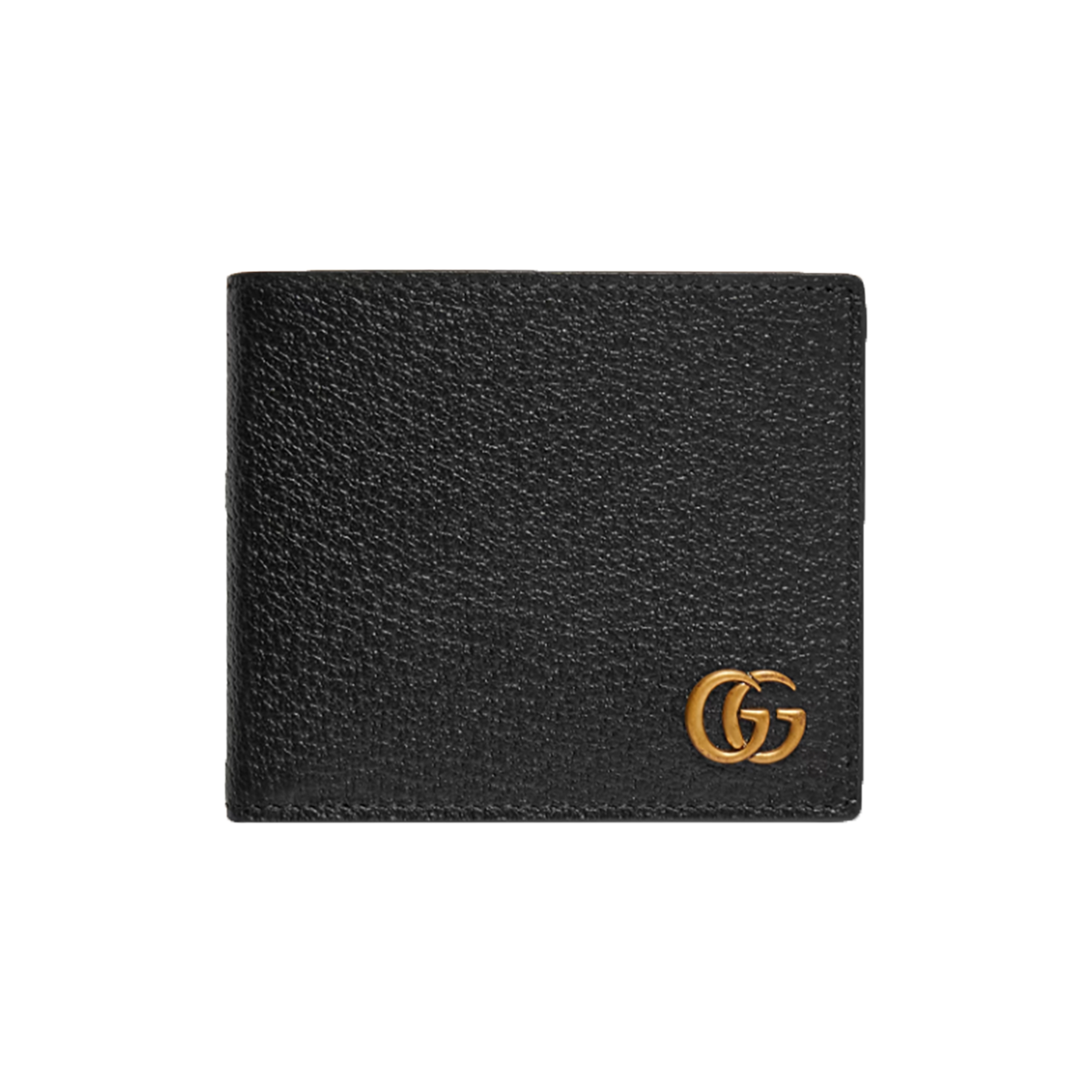GUCCI GG MARMONT FULL-GRAIN LEATHER WALLET IN BLACK