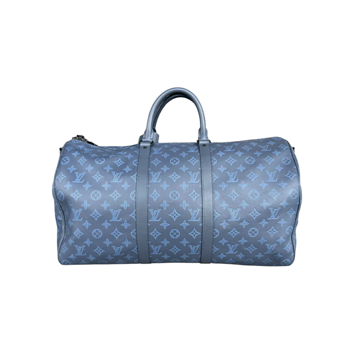 PRELOVED LOUIS VUITTON SHADOW MONOGRAM DUFFLE BAG IN BLUE