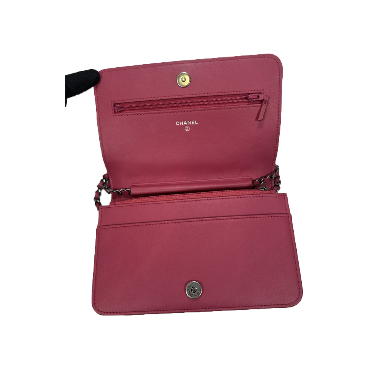 PRELOVED CHANEL LEATHER BOY BAG IN PINK