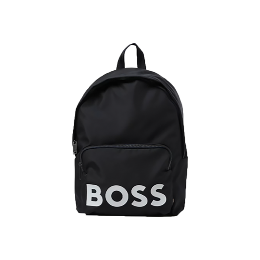 BOSS BACKPACK WITH TONAL LOGO DETAIL IN BLACK