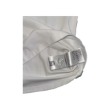 MONCLER TRICOLOUR POLO SHIRT IN WHITE