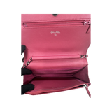 PRELOVED CHANEL LEATHER BOY BAG IN PINK