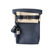 HERMES HAC A DOS CROSSBODY BAG IN NAVY