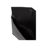 SAINT LAURENT UPTOWN TEXTURED-LEATHER CLUTCH IN BLACK