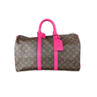 LOUIS VUITTON MONOGRAM KEEPALL 45 IN BROWN AND PINK