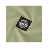 STONE ISLAND LOGO-APPLIQUED COTTON T-SHIRT IN GREEN