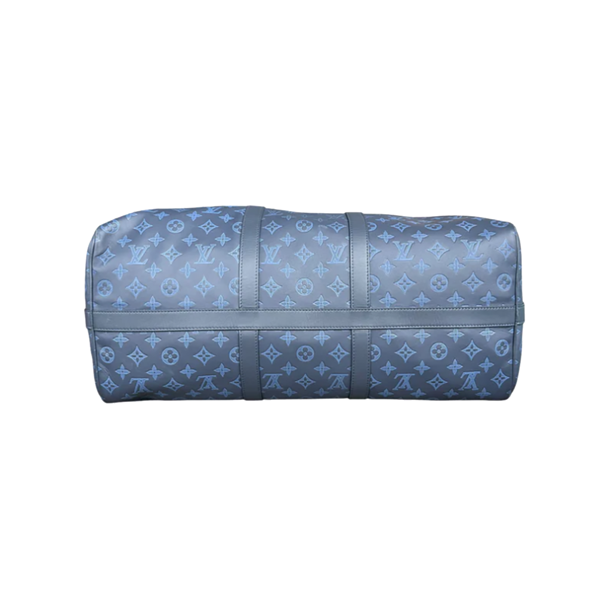 PRELOVED LOUIS VUITTON SHADOW MONOGRAM DUFFLE BAG IN BLUE