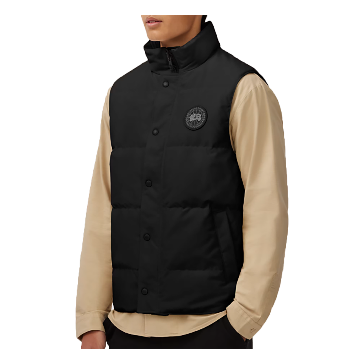 CANADA GOOSE GARSON VEST BLACK LABEL IN BLACK