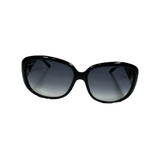 PRELOVED GUCCI GG CRYSTAL INTERLOCKING SUNGLASSES IN BLACK