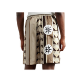LOEWE IBIZA STRAIGHT-LEG PRINTED SILK DRAWSTRING SHORTS