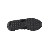 VALENTINO ROCKSTUD LEATHER AND SUEDE TRAINERS IN BLACK