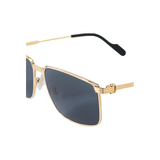 CARTIER PREMIERE DE CARTIER RECTANGULAR-FRAME GOLD-TONE SUNGLASSES