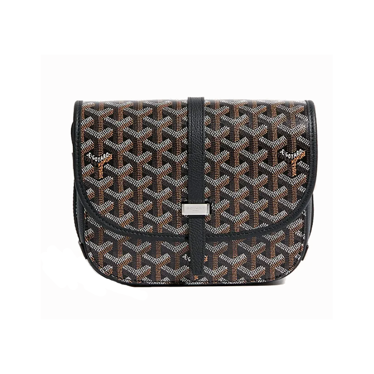 GOYARD BELVEDERE PM BAG IN BLACK