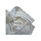 PRELOVED PRADA LOGO PATCH POLO IN WHITE