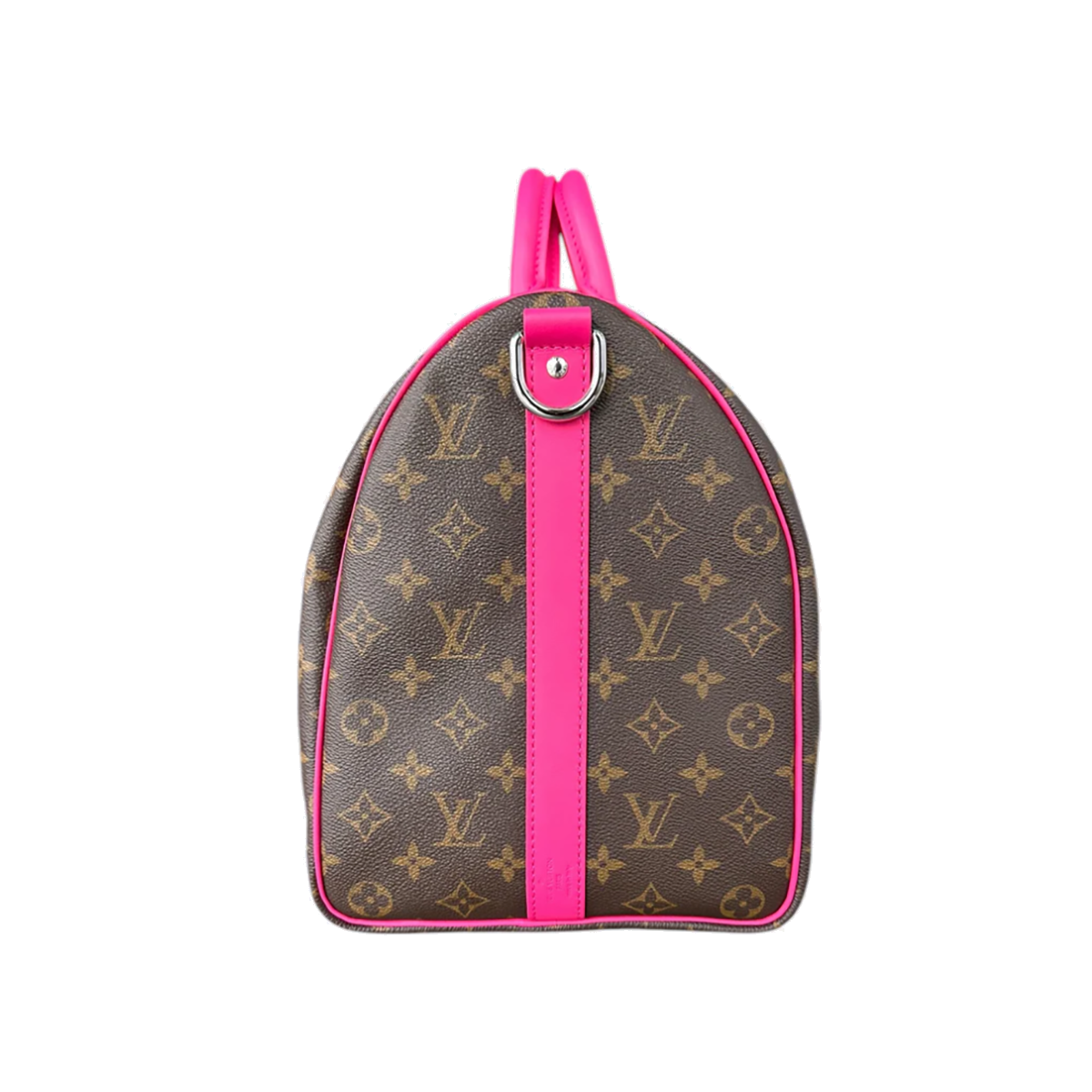 LOUIS VUITTON MONOGRAM KEEPALL 45 IN BROWN AND PINK