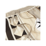LOEWE IBIZA STRAIGHT-LEG PRINTED SILK DRAWSTRING SHORTS