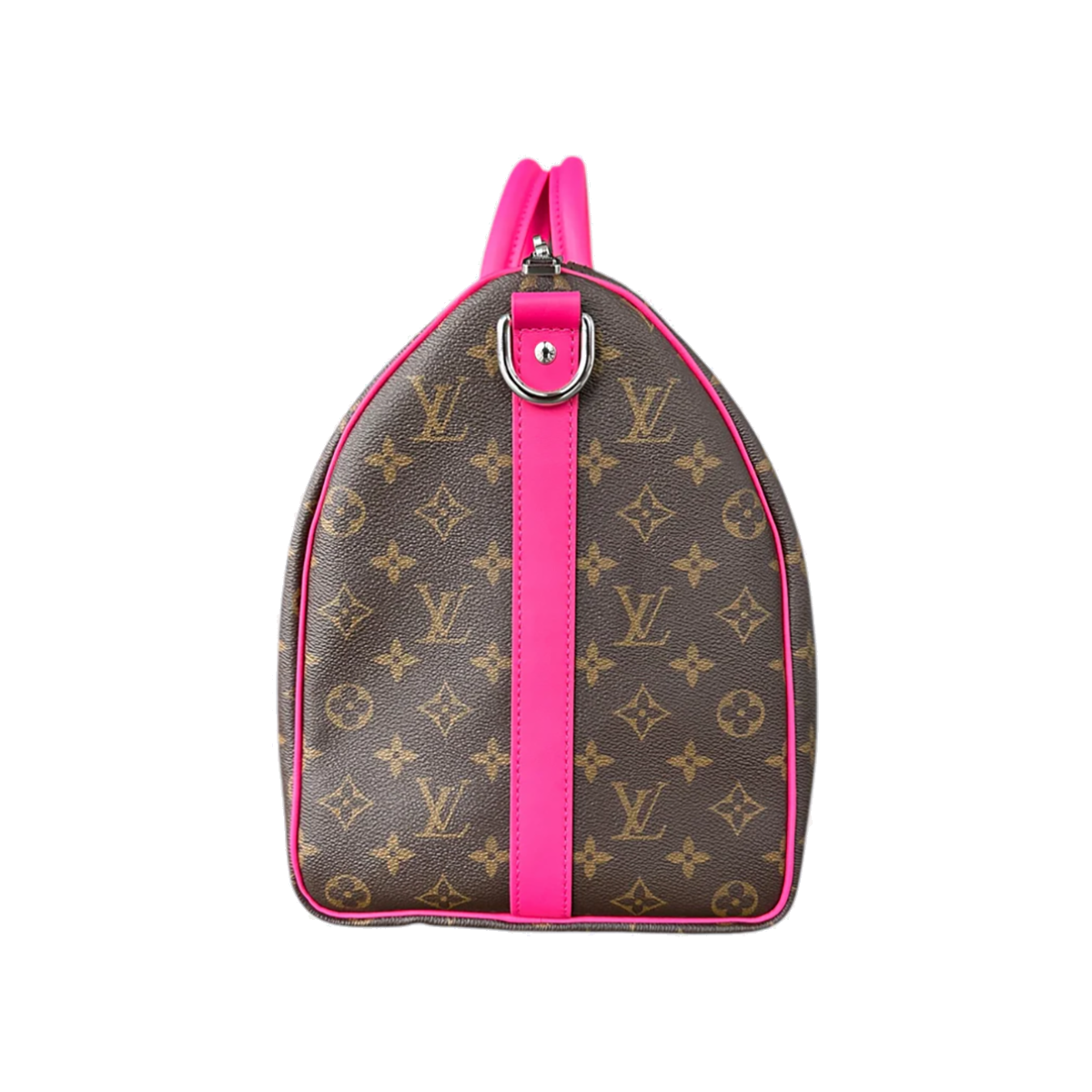 LOUIS VUITTON MONOGRAM KEEPALL 45 IN BROWN AND PINK