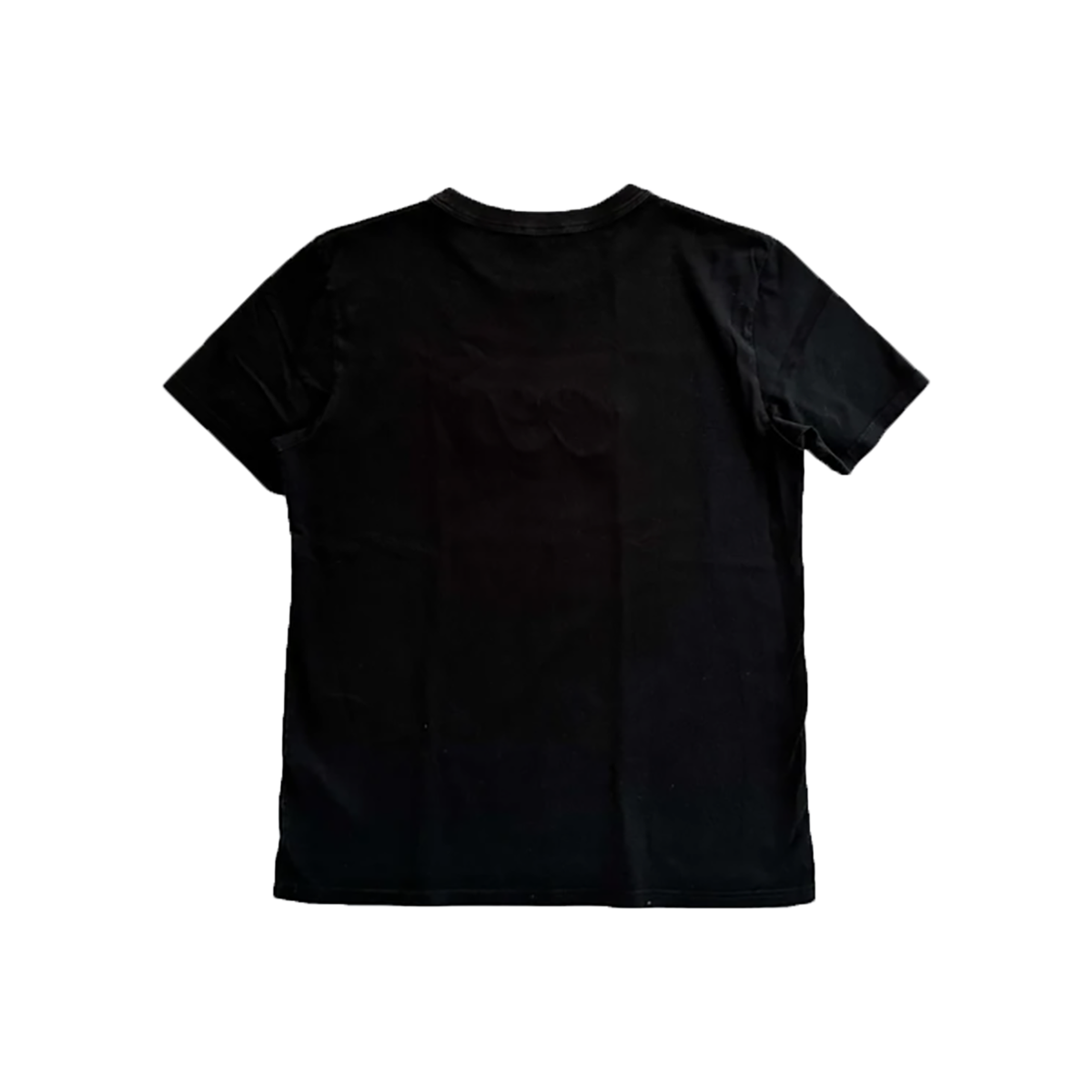 PRELOVED DIOR KENNY SCHARF EMBROIDERED LOGO T-SHIRT IN BLACK/BLUE