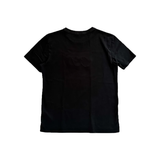 PRELOVED DIOR KENNY SCHARF EMBROIDERED LOGO T-SHIRT IN BLACK/BLUE