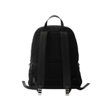 PRADA RE-NYLON AND SAFFIANO LEATHER BACKPACK IN BLACK